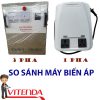 So Sánh Máy Biến Áp 1 Pha Và 3 Pha Chuẩn Và Chi Tiết Nhất